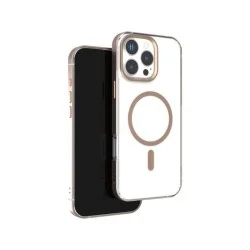 Cover Iphone 16 Pro Max Magsafe Clara Grip Case Levelo Morphix - Rose Gold